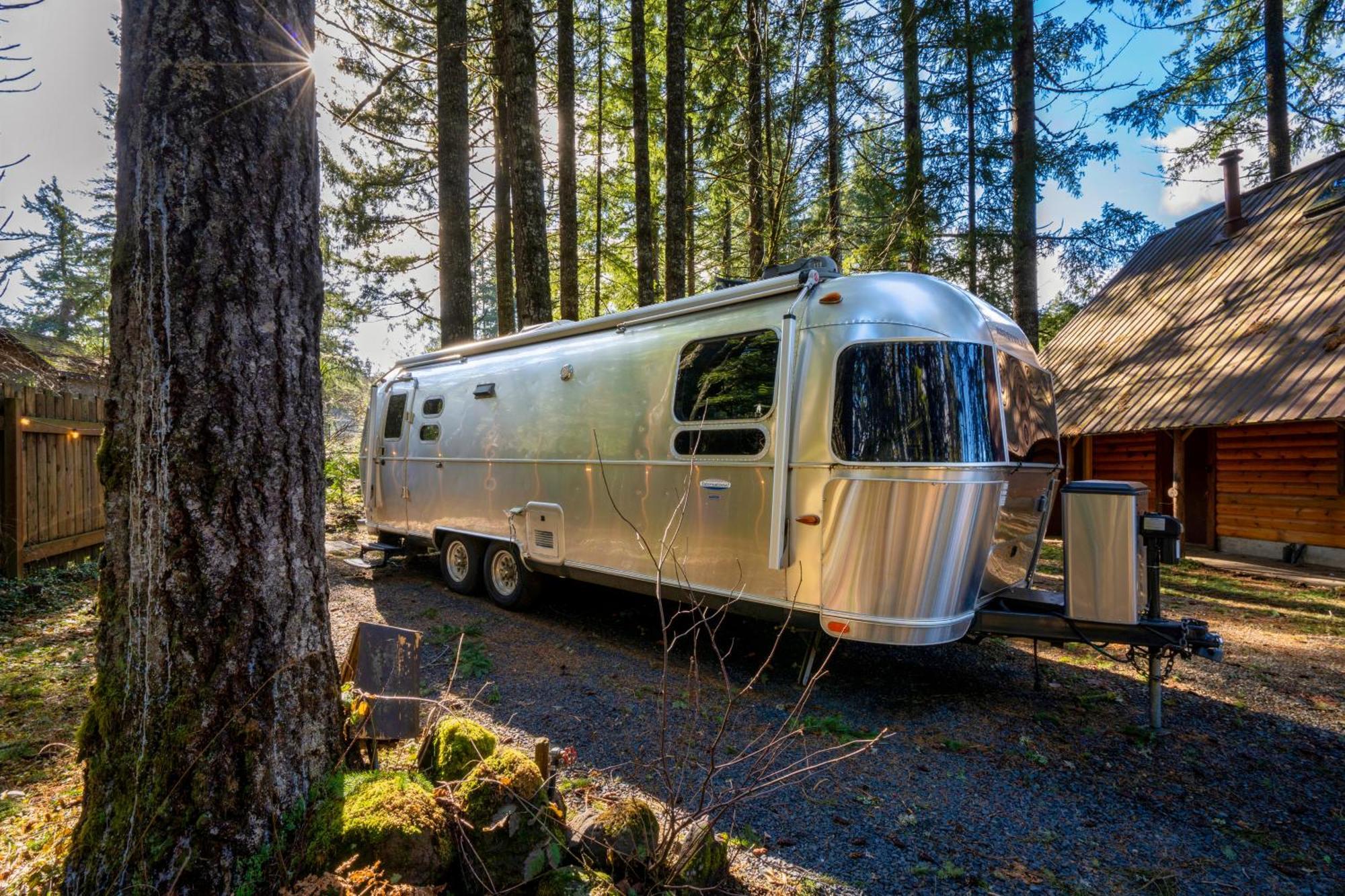 Mount Hood VillageMt Hood Log Cabin! Fresh Remodel With Airstream 2别墅 外观 照片