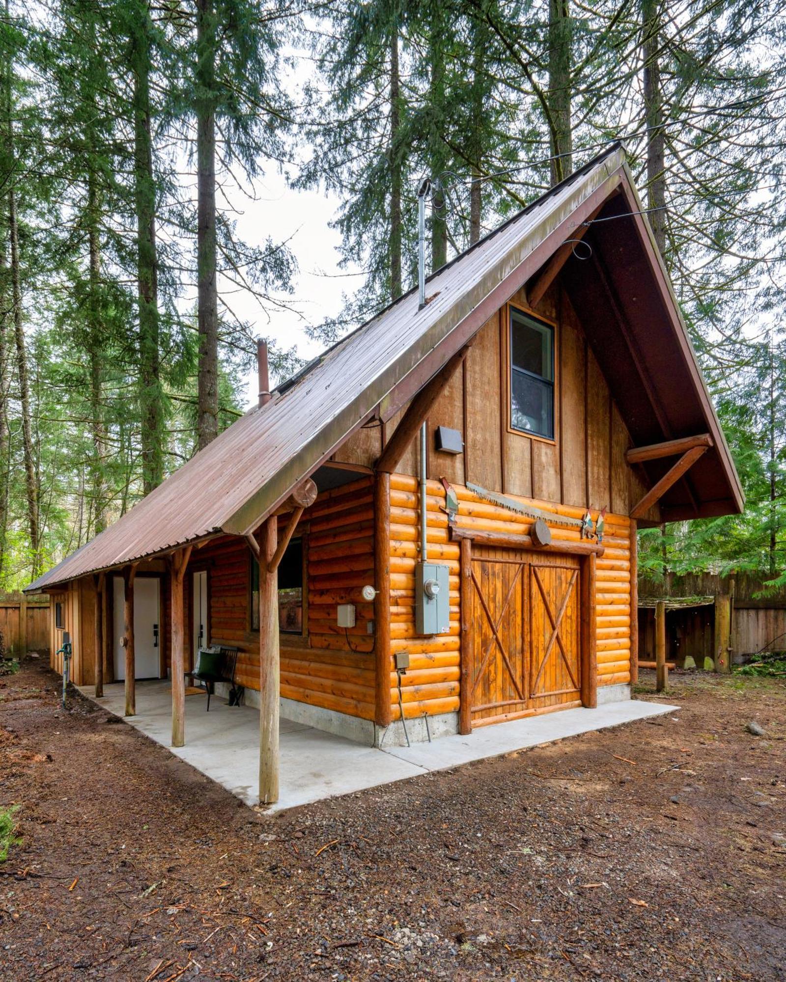 Mount Hood VillageMt Hood Log Cabin! Fresh Remodel With Airstream 2别墅 外观 照片