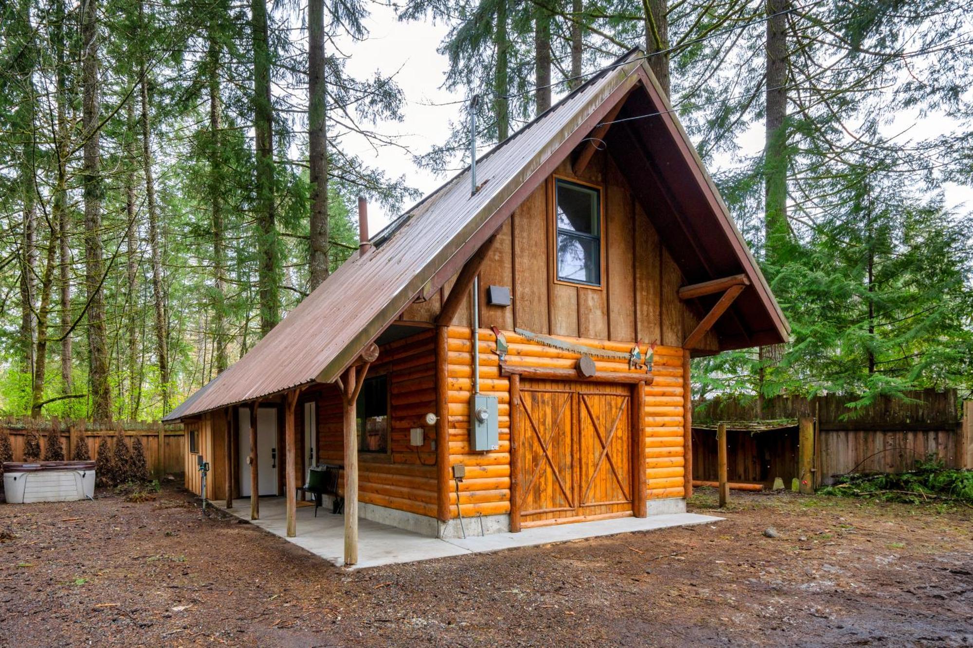 Mount Hood VillageMt Hood Log Cabin! Fresh Remodel With Airstream 2别墅 外观 照片